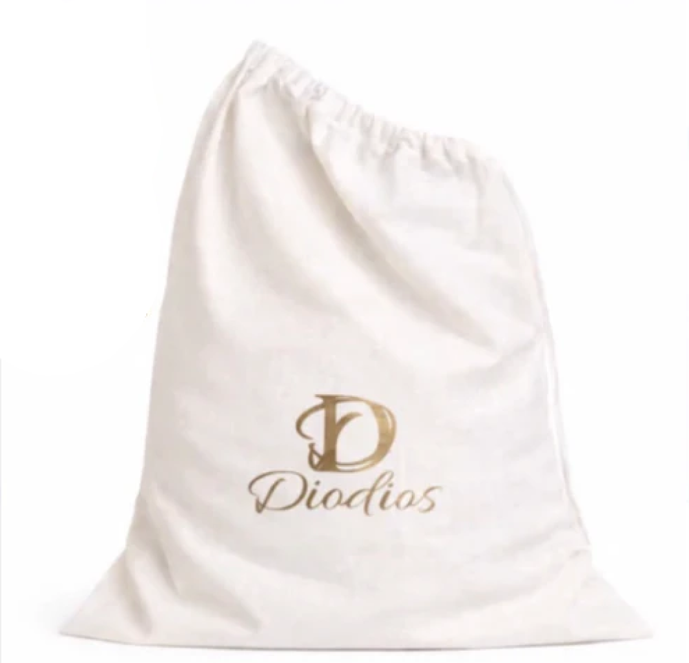 DOUBLE “DD”® LOGO METALLIC-GOLD BRANDED DUST BAG
